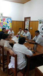 Reunión Entre Autoridades Municipales E Institucionales Para Seguimiento Del Programa De Lucha Contra El Dengue.-