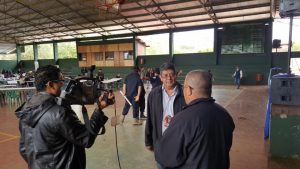 El Intendente Municipal De Hohenau Sr. Francisco Morales Participando Del Acto De Inicio De La ...