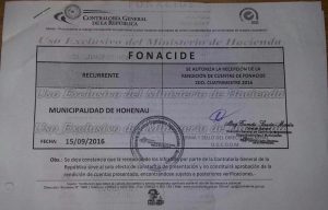 Sin Ninguna Objeción La Municipalidad De Hohenau Ha Presentado Todas Las Rendiciones De Cuentas, Referente ...