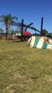 Montando El Nuevo Escenario De La Fiesta Nacional De Las Colectividades!