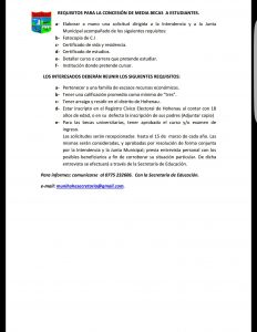 Becas 2017