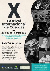 Fin De Semana A Pura Cuerdas En Hohenau! Presencia De Berta Rojas Y Otros Grandes ...