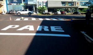 Seguimos Con El Trabajo De Pintura De Señalizaciones Viales En Nuestras Calles Y Avenidas