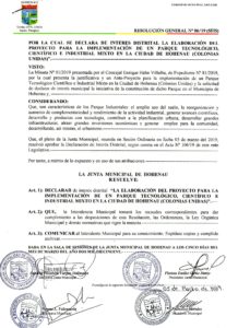 Se Declara De Interes Distrital La Elaboracion Del Proyecto Para La Implementacion De Un Parque ...